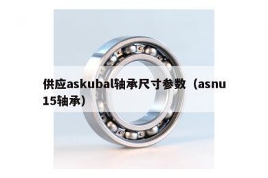 供应askubal轴承尺寸参数（asnu15轴承）