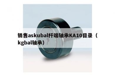 销售askubal杆端轴承KA10目录（kgbal轴承）
